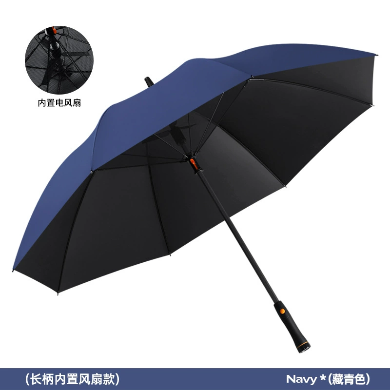 Automatic Long-Handled Umbrella for Sun and Rain with Fan - Model: 1045751410245 - 图片 6