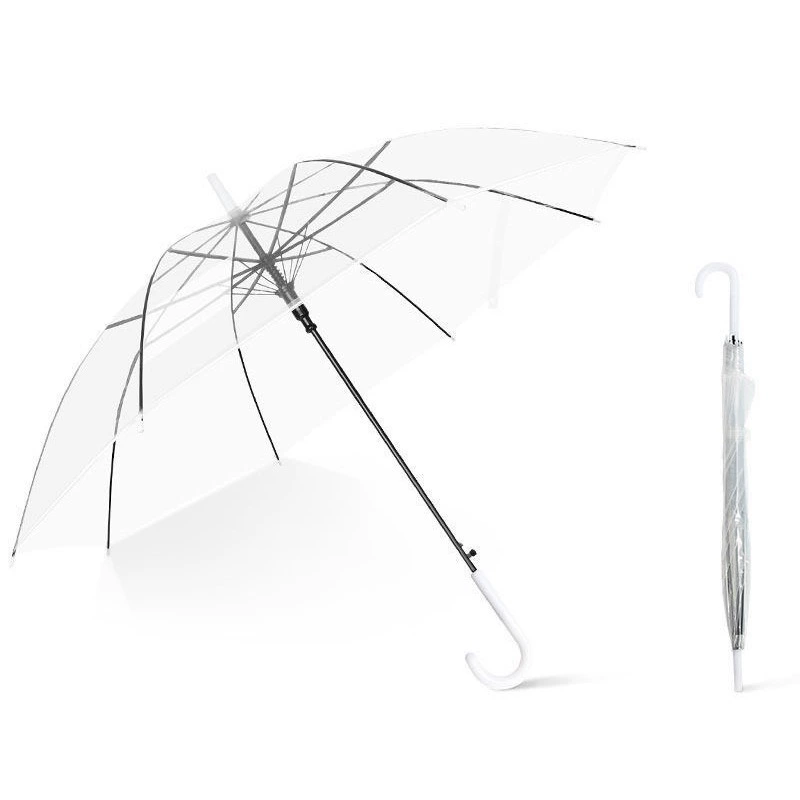 Transparent Umbrella for Rain with Clear Canopy for Outdoor Advertising - Model: 869160639364 - 图片 5