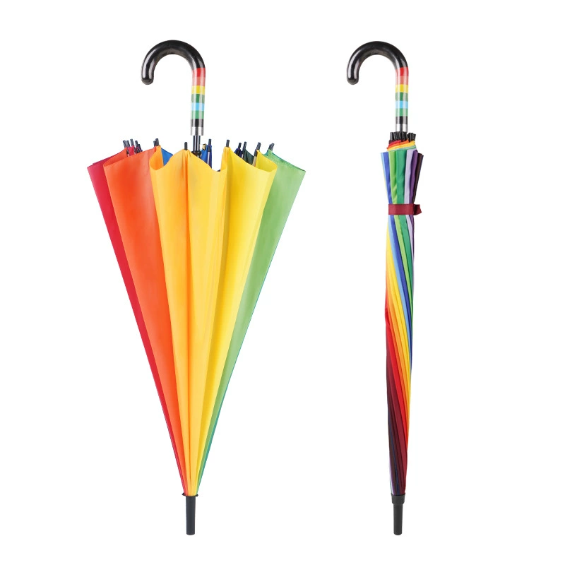 Large Rainbow Umbrella for Outdoor Advertising with Logo Customization - Model: 696473082913 - 图片 5