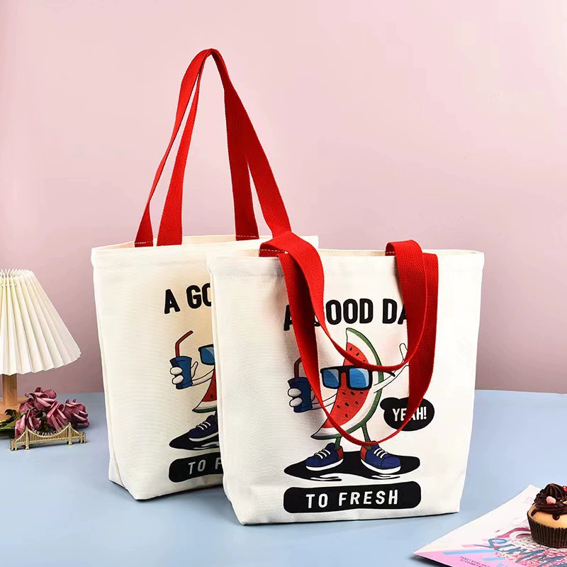 Custom Logo Canvas Tote for Advertising & Packaging - Model: 961237400805 - 图片 2