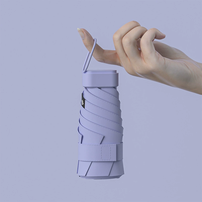 Pocket-Size Umbrella for Travel with UV Protection and Card Holder - Model: 934879097731 - 图片 8