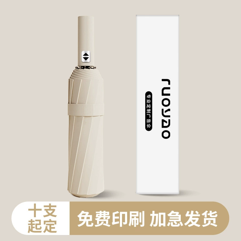 Automatic Folding Umbrella for Rain and Sun Protection with 24 Ribs - Model: 708656477070 - 图片 2