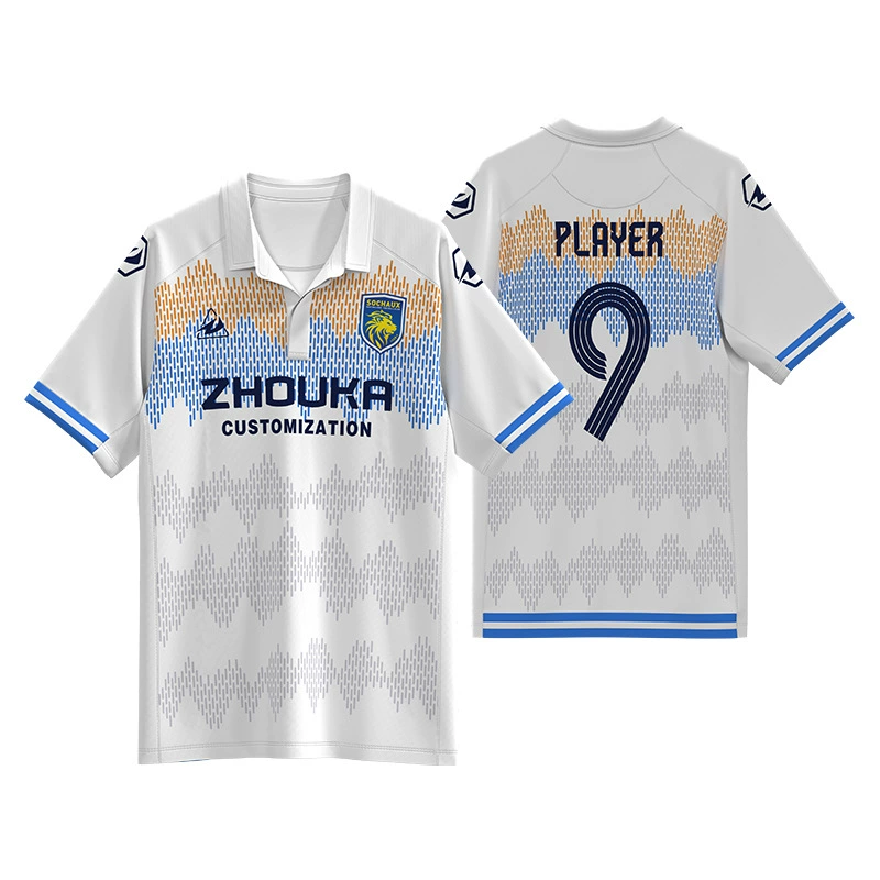 Men's Sports Polo for Ball Sports with Quick-Dry Sublimation Print - Model: 713143963301 - 图片 6