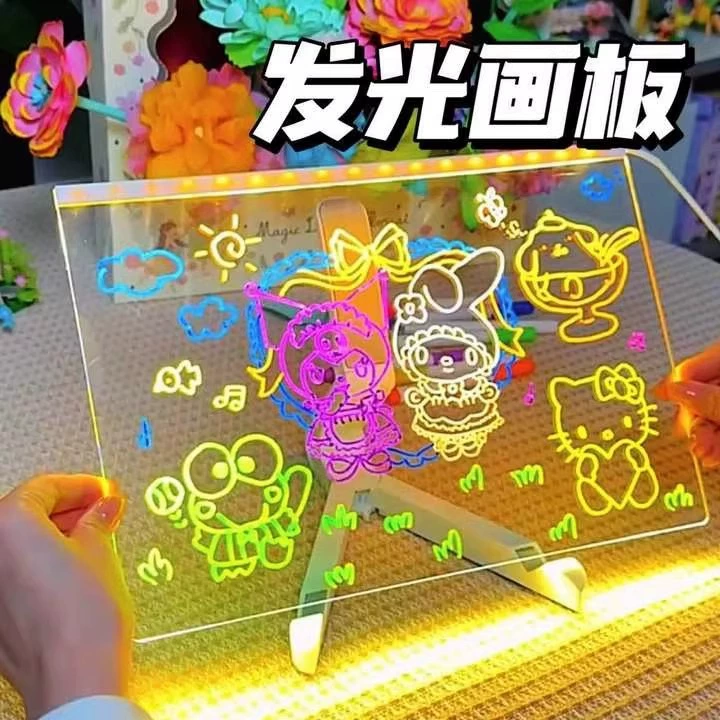 Rechargeable Glowing Drawing Board for Kids DIY Art and Tracing - Model: 934731903854 - 图片 6