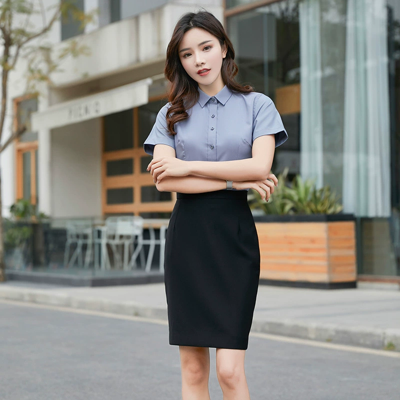 Slim Fit Pencil Skirt for Office Work with Slight Stretch and Hip-Hugging Design - Model: 722628045558 - 图片 2