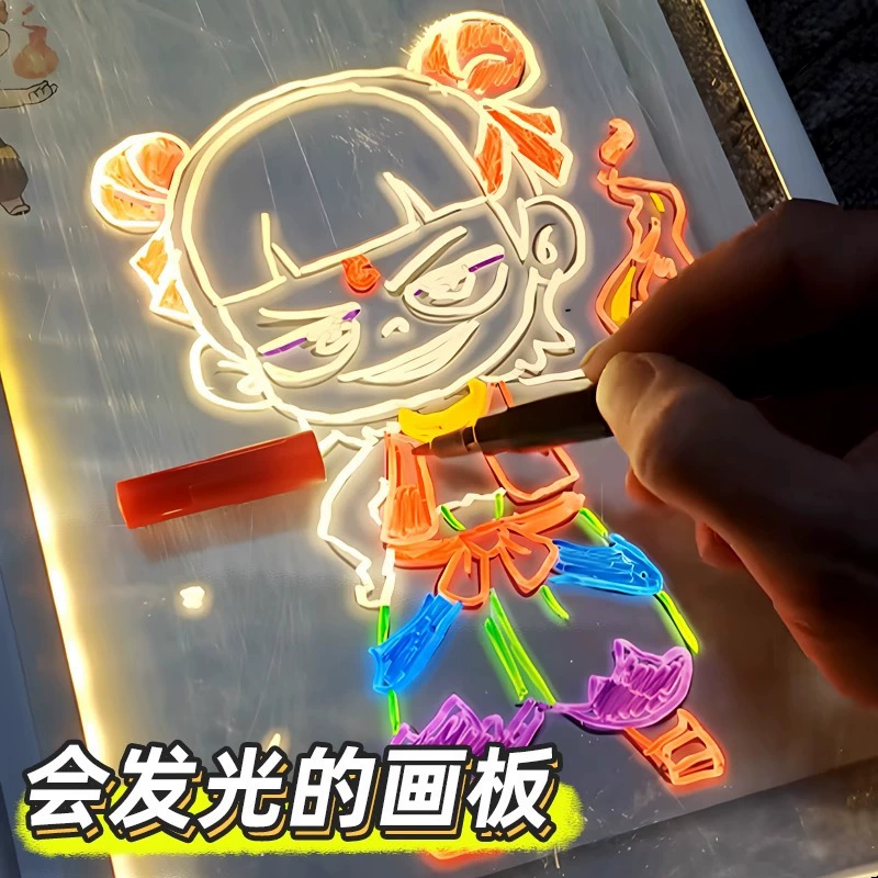 Rechargeable Glowing Drawing Board for Kids DIY Art and Tracing - Model: 934731903854 - 图片 2