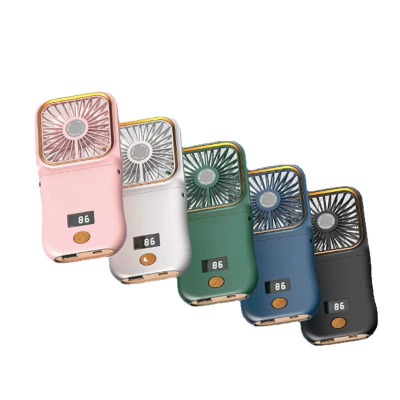 Portable Mini Fan for Outdoor Sports and Travel with Phone Stand - Model: 895217432018 - 图片 5