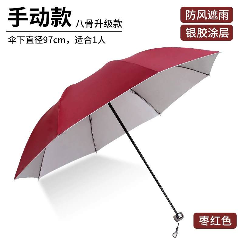 Fully Automatic Umbrella for Rain and Sun with Custom Logo for Business Gifts - Model: 668123075626 - 图片 9